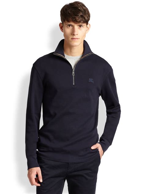 burberry sweatshirt mens cheap|burberry men's half zip pullover.